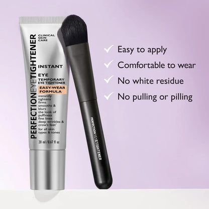 Instant Eye Tightener with Brush - Eye Bag Tightener, Dark Circles Remover, Reduce Fine Lines and Wrinkles
