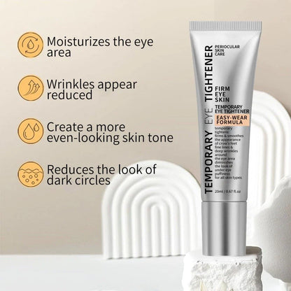 Instant Eye Tightener with Brush - Eye Bag Tightener, Dark Circles Remover, Reduce Fine Lines and Wrinkles