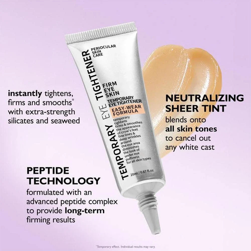 Instant Eye Tightener with Brush - Eye Bag Tightener, Dark Circles Remover, Reduce Fine Lines and Wrinkles